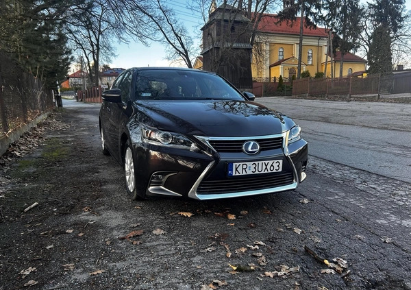 Lexus CT cena 52900 przebieg: 153000, rok produkcji 2012 z Kraków małe 379